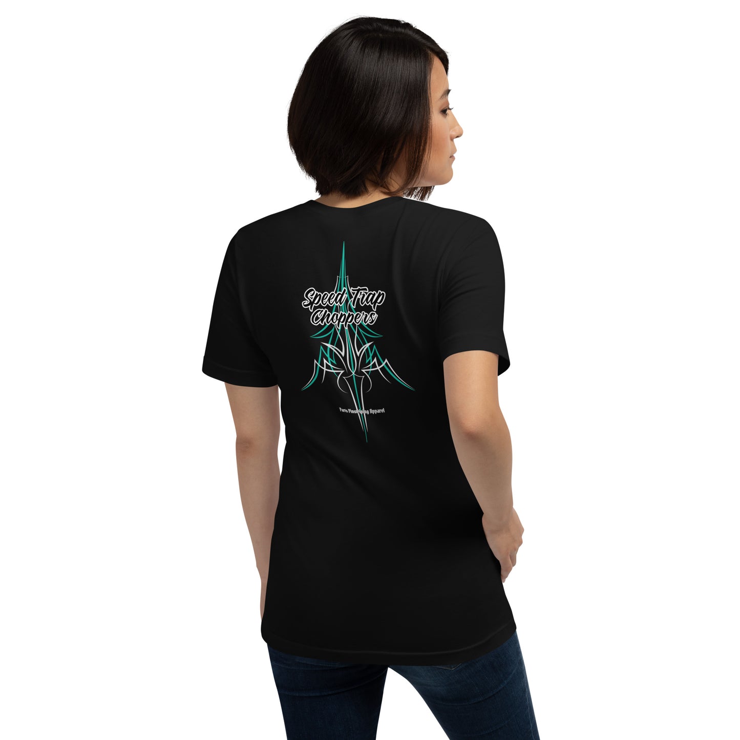 Womens STC Pinstripe design T-shirt